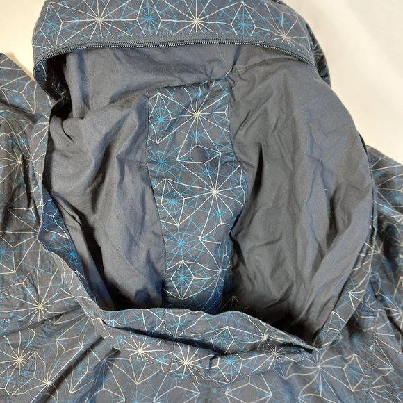 Brody Windbreaker Jacket With Tuck Away Hood (Zipper Pouch) Size Large - Picture 8 of 9